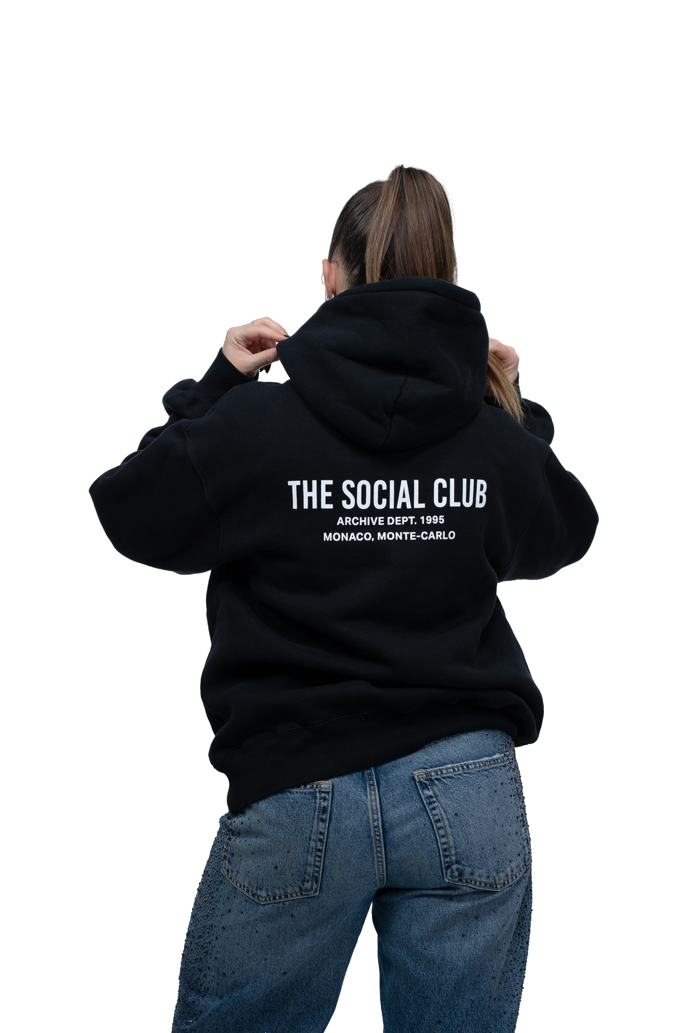 Hoodie The Social Club Noir