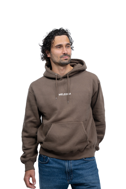 Hoodie MELEGNA Marron