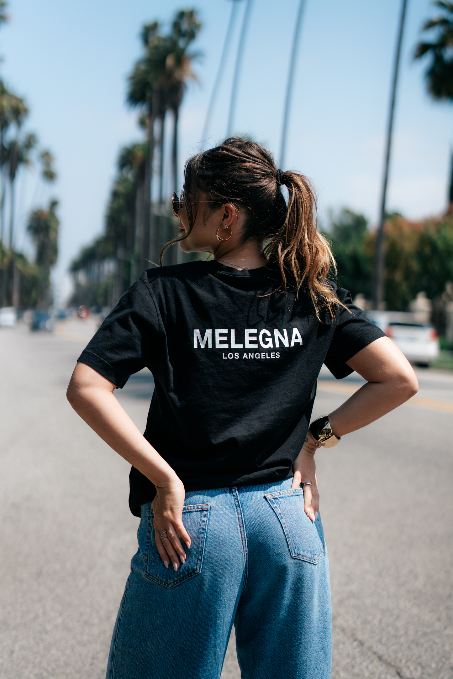 T-shirt Los Angeles Noir