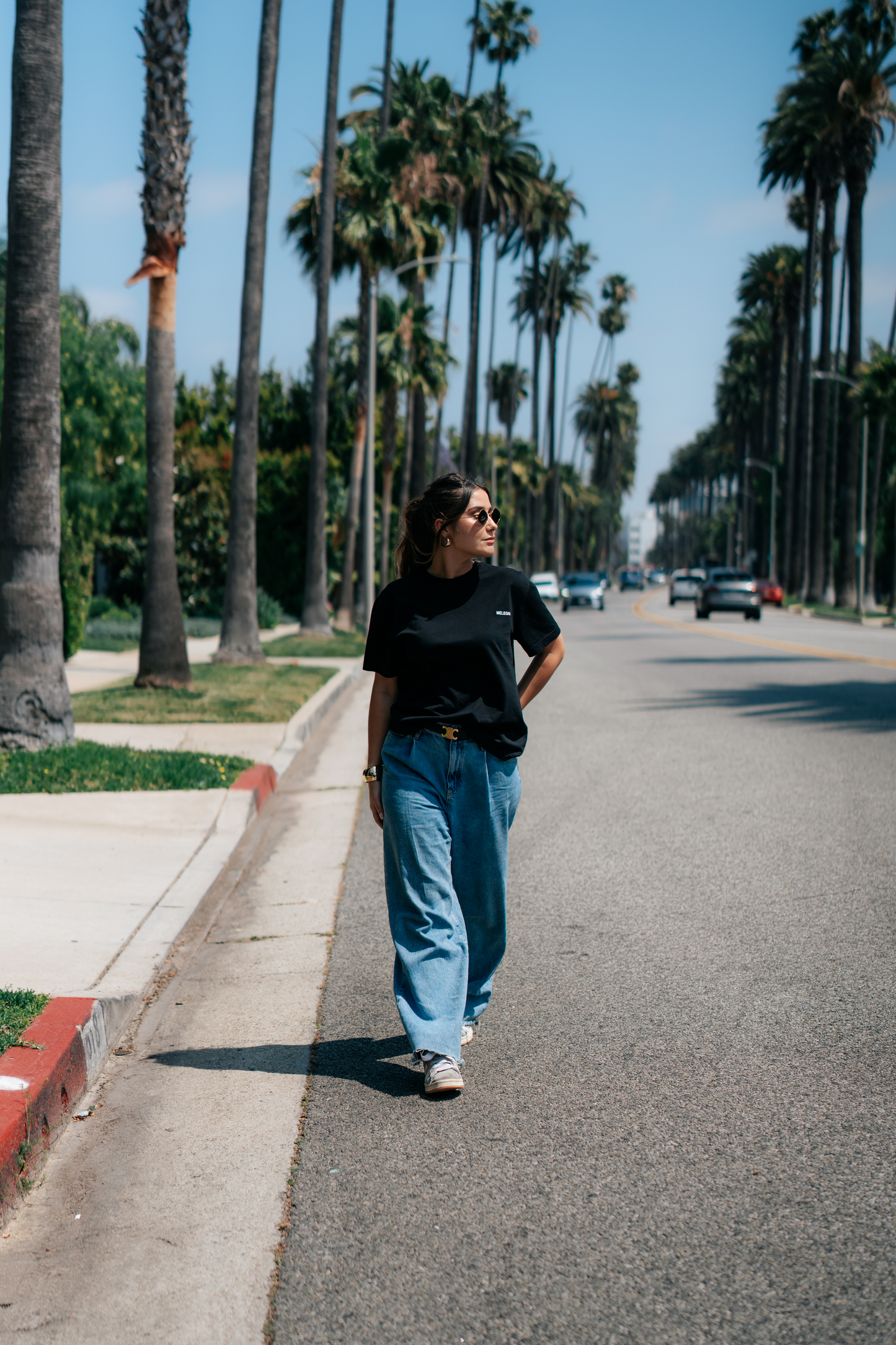 T-shirt Los Angeles Noir