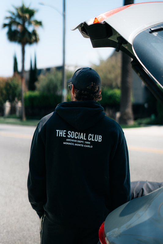 Hoodie The Social Club Noir