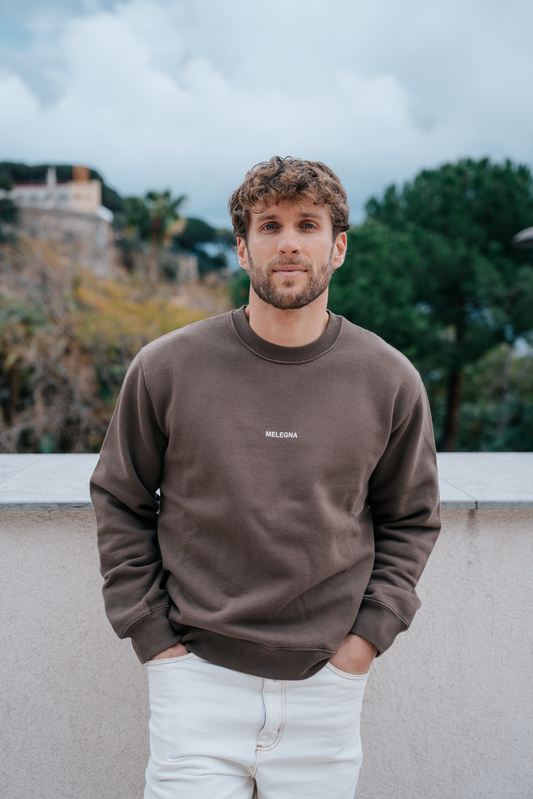 Sweatshirt Monaco Marron
